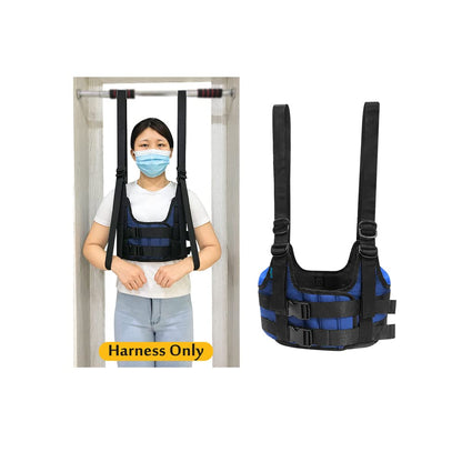 Back Stretcher, Lumbar Traction Device, Spine Decompression Belt for Pain Relief, Spinal Back Stretcher Belt, Thoracic Spinal Decompression Harness, Portable Stretching Device (Medium)