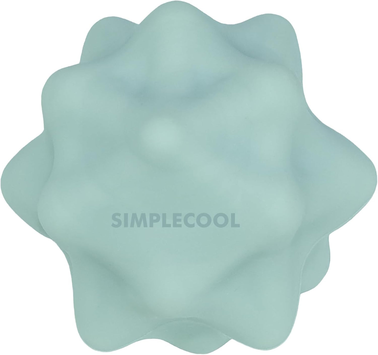 Small Spiky Massage Ball Trigger Point Massage Tool 2.2"×2.1" Blue | Solid Bumpy Massager for Deep Tissue Myofascial Release Hand Foot Plantar Fasciitis Pain Relief Knots Acupoint Yoga Fitness