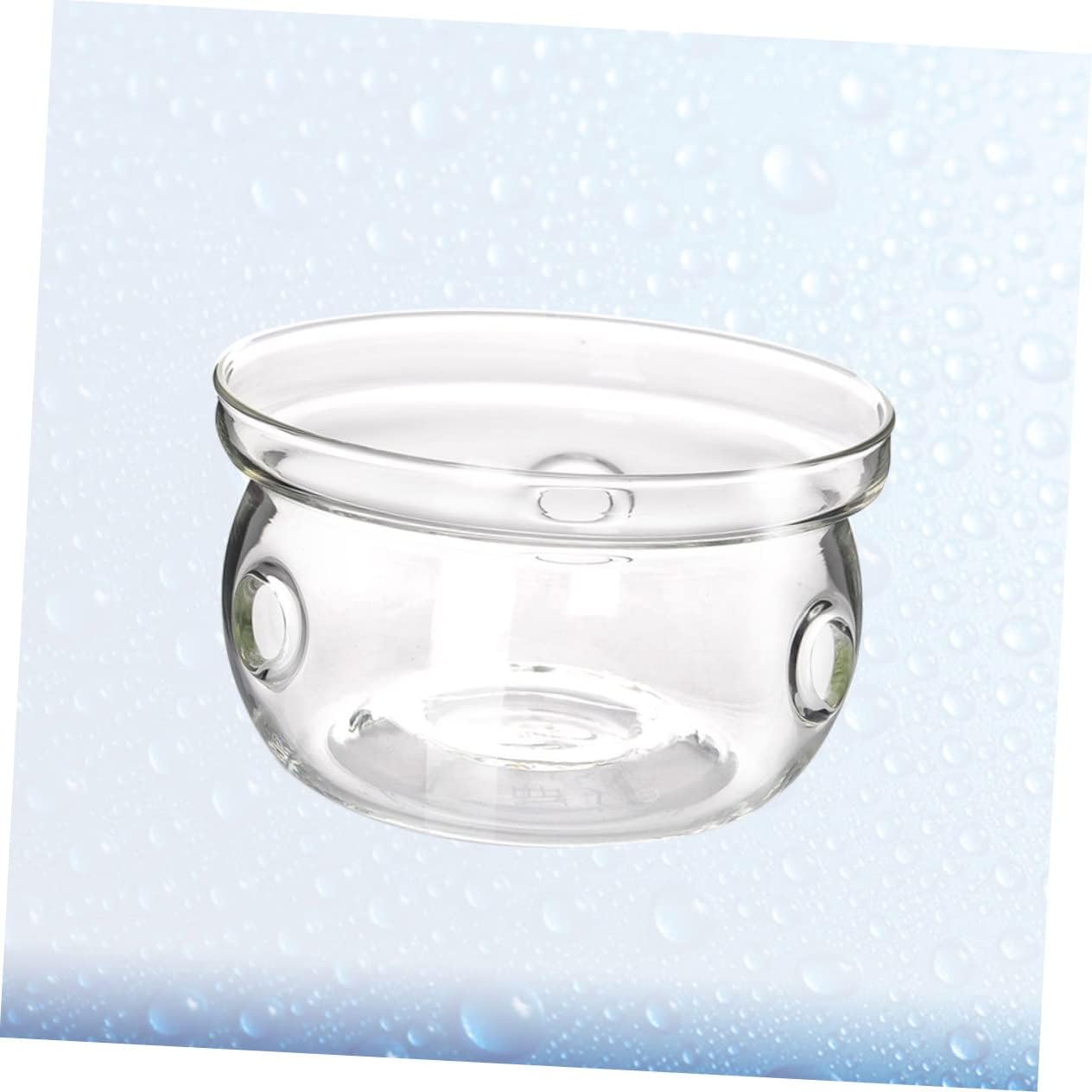 SHOWERORO Glass Tea Pot Heating Base Insulated Design Stylish Glass Warmer for Home and Office Use for Tea Parties and Loose Leaf Brewing