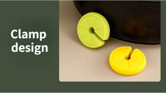 4 Pcs Pot Lid Lifter Silicone Spill Proof Lid Lifter Splash-Proof Steam Release Pan pot lid lifter Kitchen Tool Decoration Pot Lid & Cute Kitchen Accessories (Mix)
