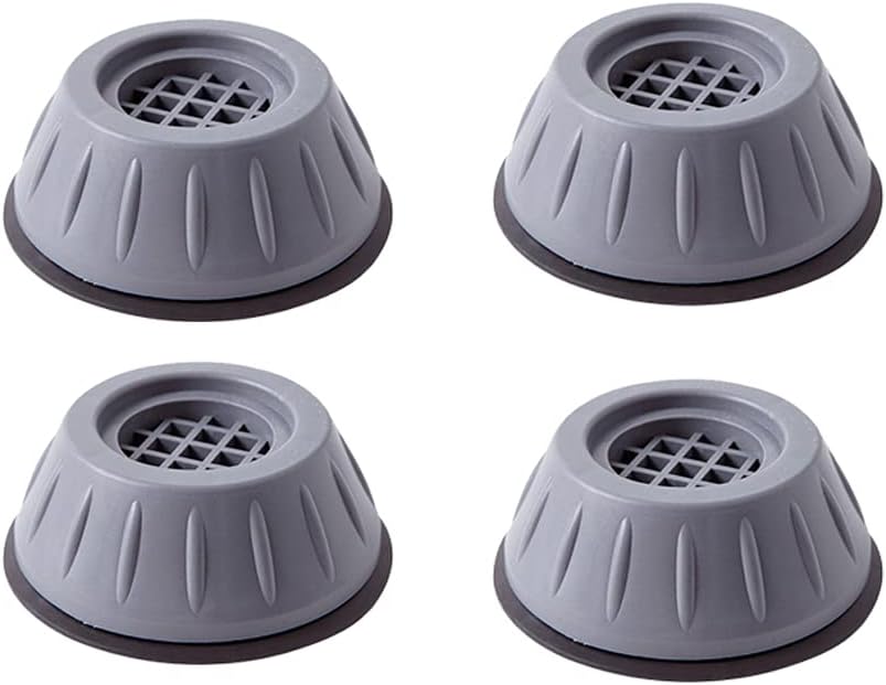 Mwellewm Anti Vibration Pads for Washing Machine Shock and Noise Reducing Washing Machine Support Anti Slip Vibration Rubber Washing Machine Feet Dryer Washer Vibration Stabilizer(1.7D x 0.16 H)