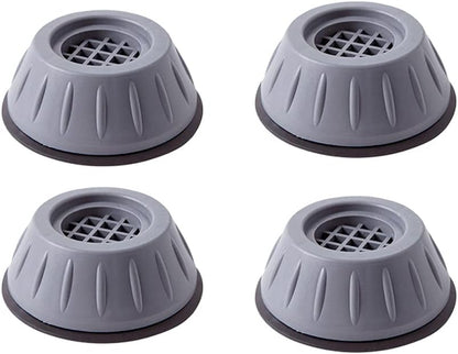 Mwellewm Anti Vibration Pads for Washing Machine Shock and Noise Reducing Washing Machine Support Anti Slip Vibration Rubber Washing Machine Feet Dryer Washer Vibration Stabilizer(1.7D x 0.16 H)
