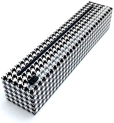 Chicwrap Veggies Refillable Plastic Wrap Dispenser - Includes One 12" x 250' Roll of Professional Grade Plastic Wrap - BPA Free and Kosher Certified - Reusable Dispenser w/Slide Cutter | Reusable Plastic Wrap Dispenser with Four Non-Slip Rubber Feet and