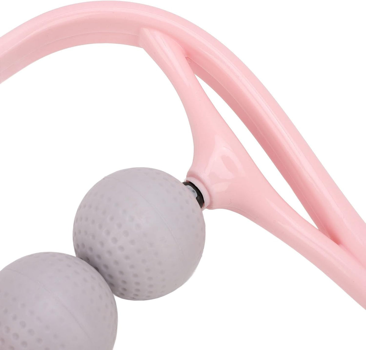 Dual Point Shiatsu Neck Massager Ergonomic Handle Deep Tissue Neck Shoulder Massager for Home Office