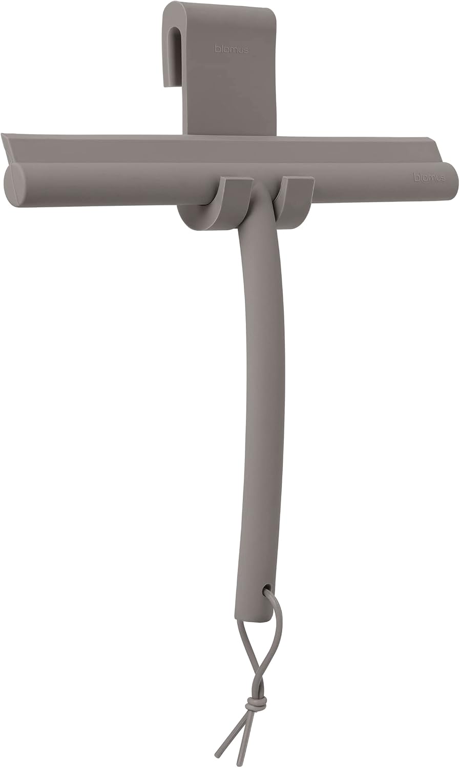 blomus VIPO 69202 Shower Squeegee with Holder, 24 cm Wide, Silicone Squeegee for Shower, Bathroom, Window Squeegee, Windscreen Squeegee, Micro Chip