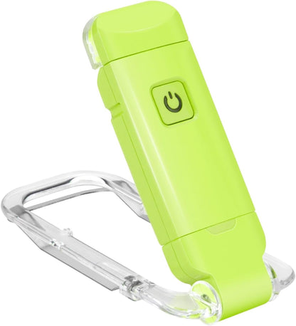 LUXSWAY USB Rechargeable Book Light for Reading,Small Book Reading Light in Bed,Clip On Bookmark Kids Light for Bed,Brightness Adjustable for Eye Care,2 4000K and 2 1550K LEDs for Bookworms