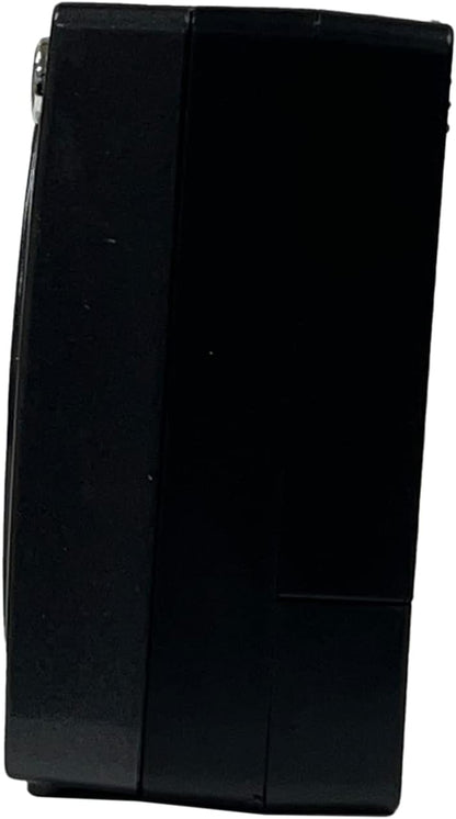 SEIKO Fuji Dark Bedroom Alarm Clock, Metallic Black