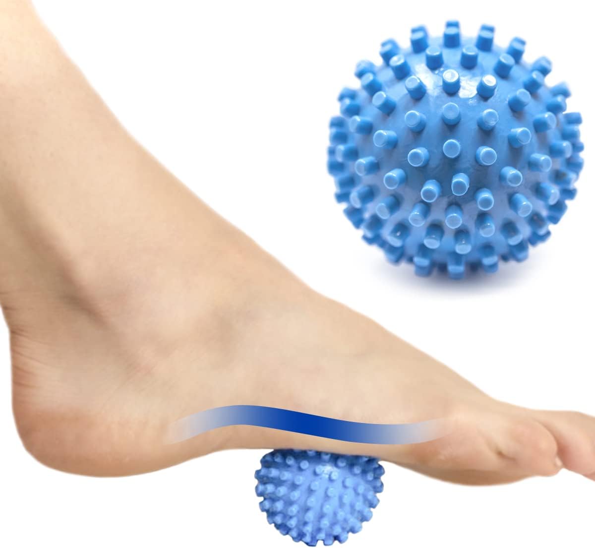 ProStretch Footy, Textured Massage Ball for Plantar Fasciitis & Foot Pain | Textured Spiky Massage Ball for Foot Pain Relief, Muscle Soreness & Deep Tissue Therapy