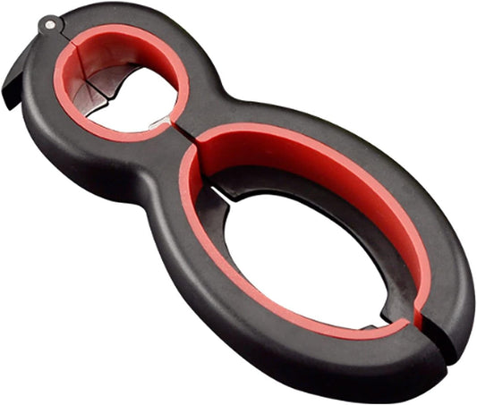 Helping Hand Senior Jar Opener with Silicone Gripper: Easy Opener for Weak Hands, Adjustable 6 in 1 Multifunctional Tool