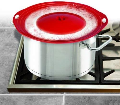 1 X Boil Over Safeguard - Silicone Lid Stops Pots and Pans from Messy Spillovers