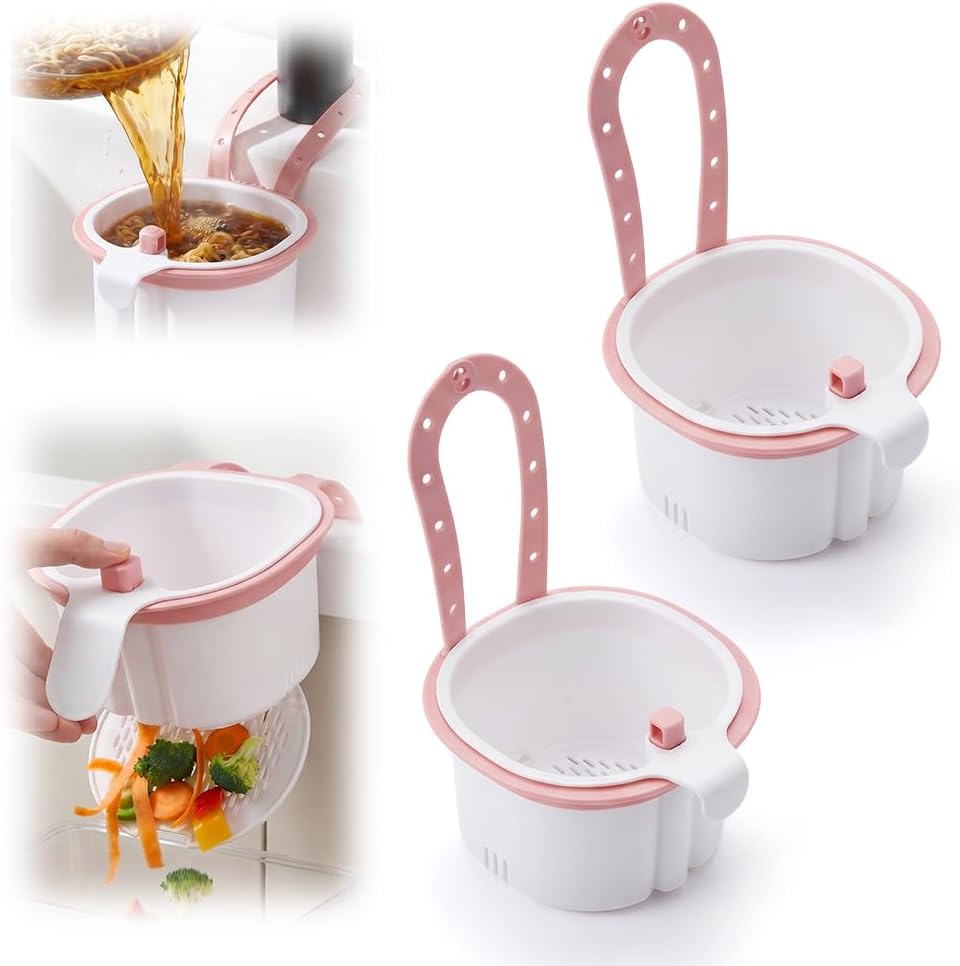 2026 New Cactus Kitchen Sink Strainer Basket, Sink Drain Strainer Self-Cleaning Faucet Hanging Filter Basket, Presses to Release Waste Baskets Cactus Strainers for Residues Separation (Bronw (1PCS))