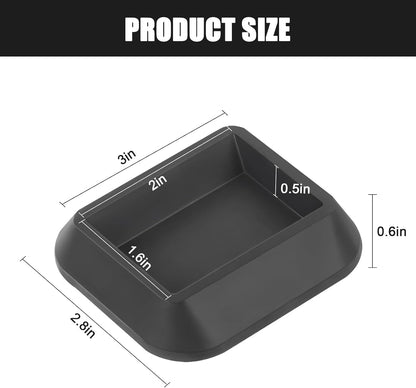 Furniture Stoppers & Bed Stoppers - Wheel Caster Cups fit All Wheels of Furniture - Silicone Non-Slip Pads for Sofa Bed Chairs to Prevents Scratches (8 Pack)