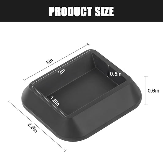 Furniture Stoppers & Bed Stoppers - Wheel Caster Cups fit All Wheels of Furniture - Silicone Non-Slip Pads for Sofa Bed Chairs to Prevents Scratches (8 Pack)