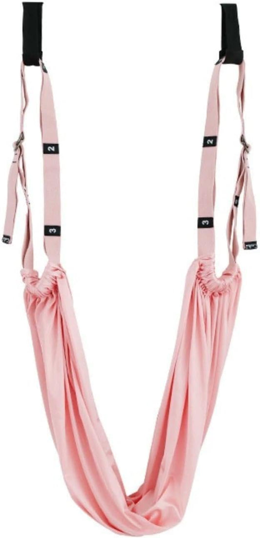 Backbend Trainer Aerial Yoga Rope Splits Stretch Hip Opener Elastic Leg Stretcher for Women Doorway Inversion Strap Flexibility Training Equipment Yoga Swing Hammock