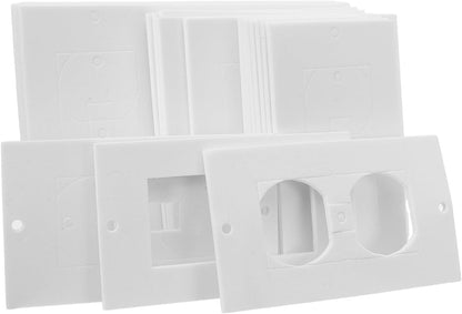 Hemobllo 20pcs Foam Gaskets for Outlets with Self-adhesive Back and Thermal Protection, Electrical Outlet Cover Insulation Pads for Residential and Office Use, Easy Installation Socket