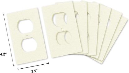 50Pcs Duplex Switch Outlet Insulation Foam Gaskets | Draft Sealers for Outlets & Switches | Fits Duplex Wall Plates | Ideal for Homes, Offices & Commercial Space