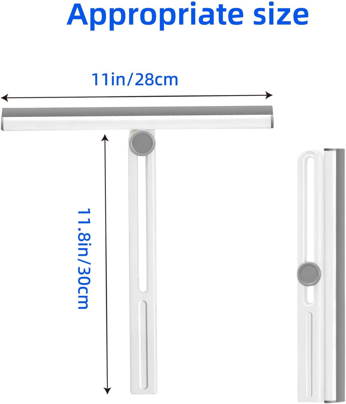 Small Squeegee,Shower Squeegee for Glass Doors,Bathroom Squeegee for Shower Glass,Window Cleaning