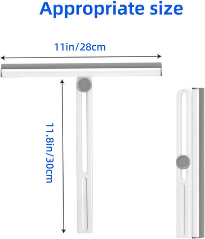 Small Squeegee,Shower Squeegee for Glass Doors,Bathroom Squeegee for Shower Glass,Window Cleaning
