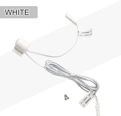 Adjustable DC 12V PIR Infrared Motion Sensor Switch for LED Light Strip, Auto On/Off with 30s Delay, White(White)