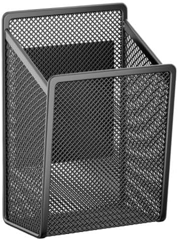 UCYCAZ Magnetic Pen Holder,Single Magnetic Pencil Locker Holder Organizer | Strong Magnets Mesh Marker Holder,Locker Accessories,Writing Utensil Storage Organizer,Pen Basket for Whiteboard,Refrigerator