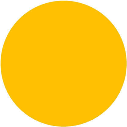 Blank Color Coding Stickers, Writable Surface â€“ 500 Permanent Labels per Roll (Yellow Fluorescent, 1.5" Circle)