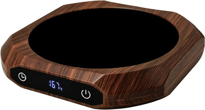 Coffee Mug Warmer with Timer for Desk, Auto Shut Off, Pink | 40W Fast Warmer & 3 Temp; Smart 1-12H Timer & Auto Shut-Off; Compact Pink Hot Plate for Desk; Ideal Gift for Mom & Wife