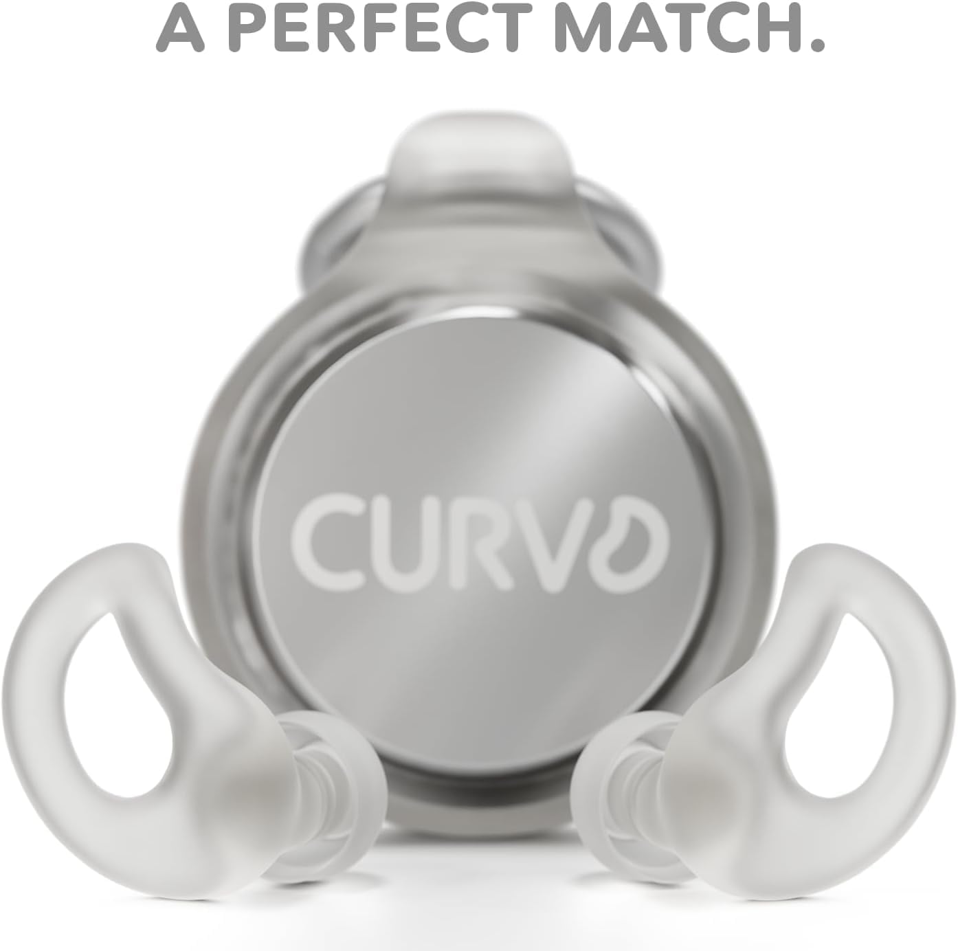 CURVD Ear Plugs for Sleeping, Noise Blocking Earplugs, 28dB SNR (Blue)