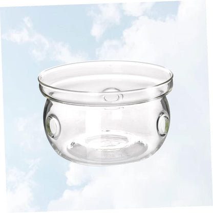 Electric Tea Kettle Base Glass Teapot Stand Insulated Heating Pad Stylish Glass Base for Stovetop Tea Pot