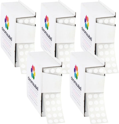Dark Blue, Red & Yellow Dots, 1/4 Inch, 1000/Box Each Color | Writable Semi-Gloss Circle Labels in Dark Blue, Red and Yellow for Offices, Retail and Classrooms. Made in USA - Colors B