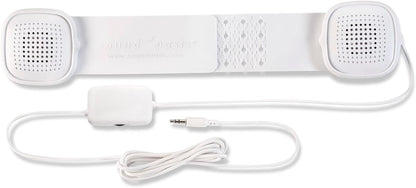 Sound Oasis Sleep Therapy Pillow Speakers with Holder – Ultra-Thin Under Pillow Stereo Speakers with Volume Control, 3.5mm Audio Jack for Sleep Sounds, Tinnitus Relief, Music & Relaxation