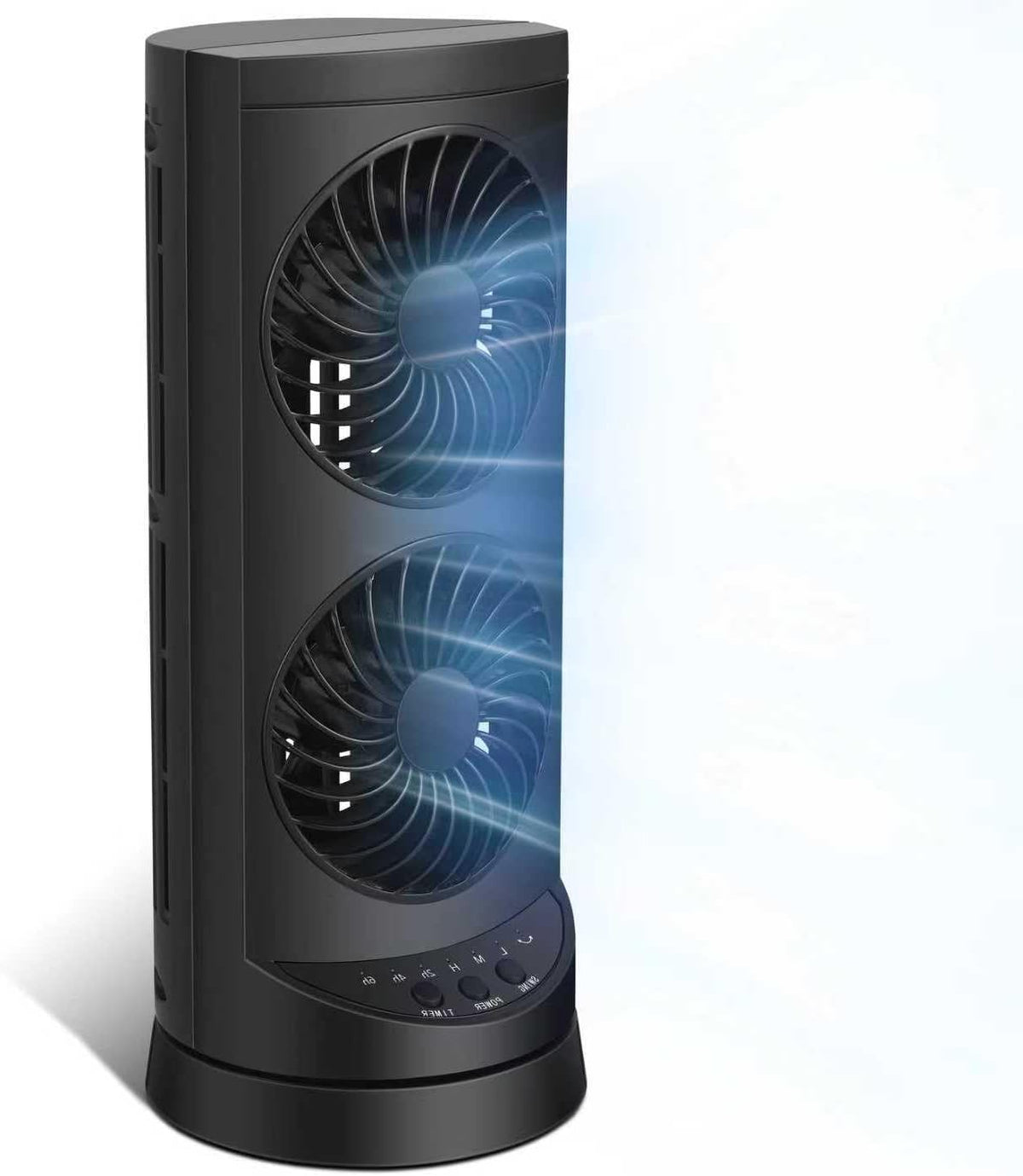 Tower Fan for Bedroom,24 ft/s Portable Desk Table Fan with Remote