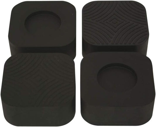 EZ-FLO 69001 Washing Machine Anti-Vibration Pads, 4 Pack, Black