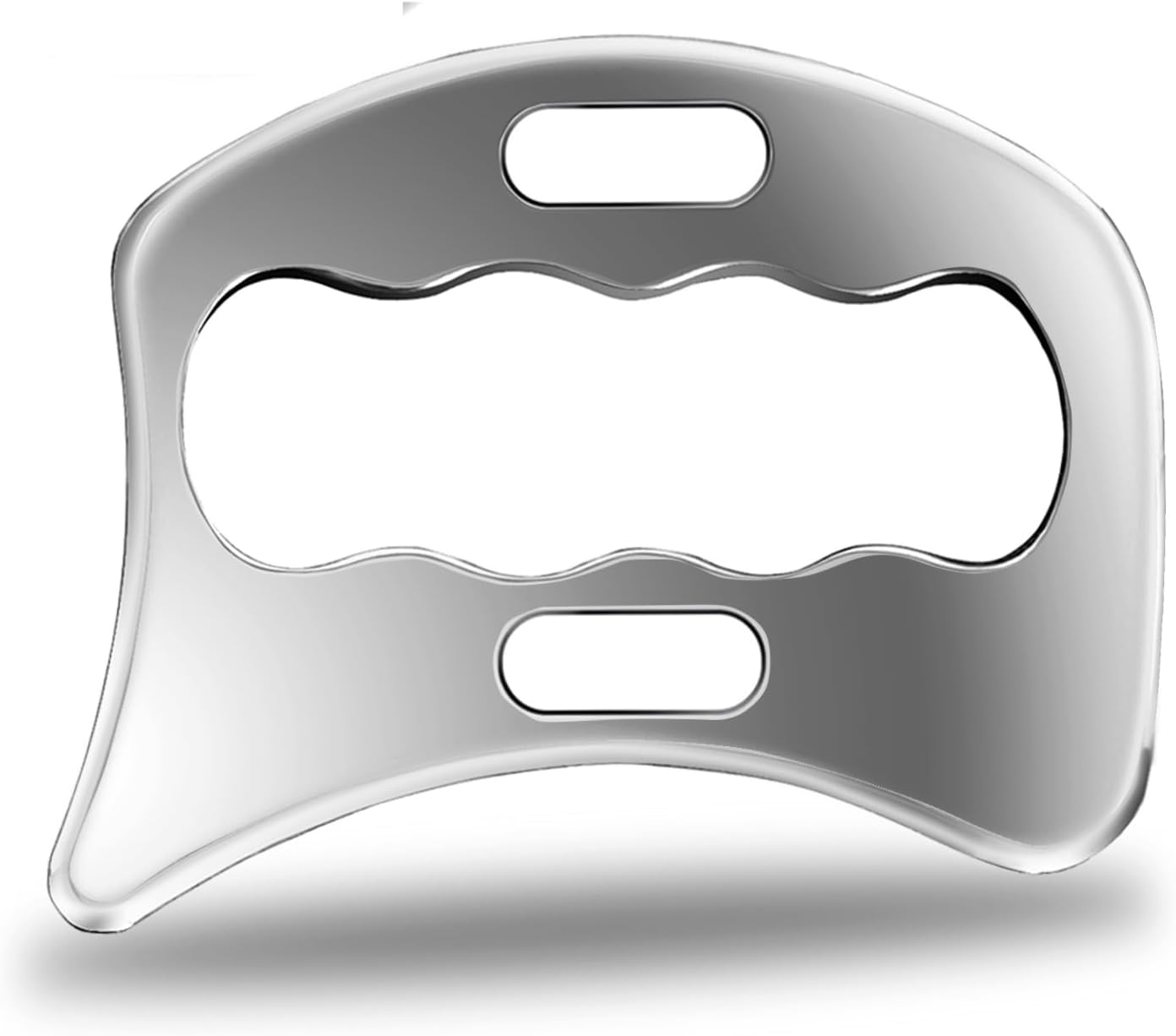 304Stainless Steel Gua Sha Derma Edge Massage Tools-Scraping Massage Tools,Muscle Scraper Tool (D2)