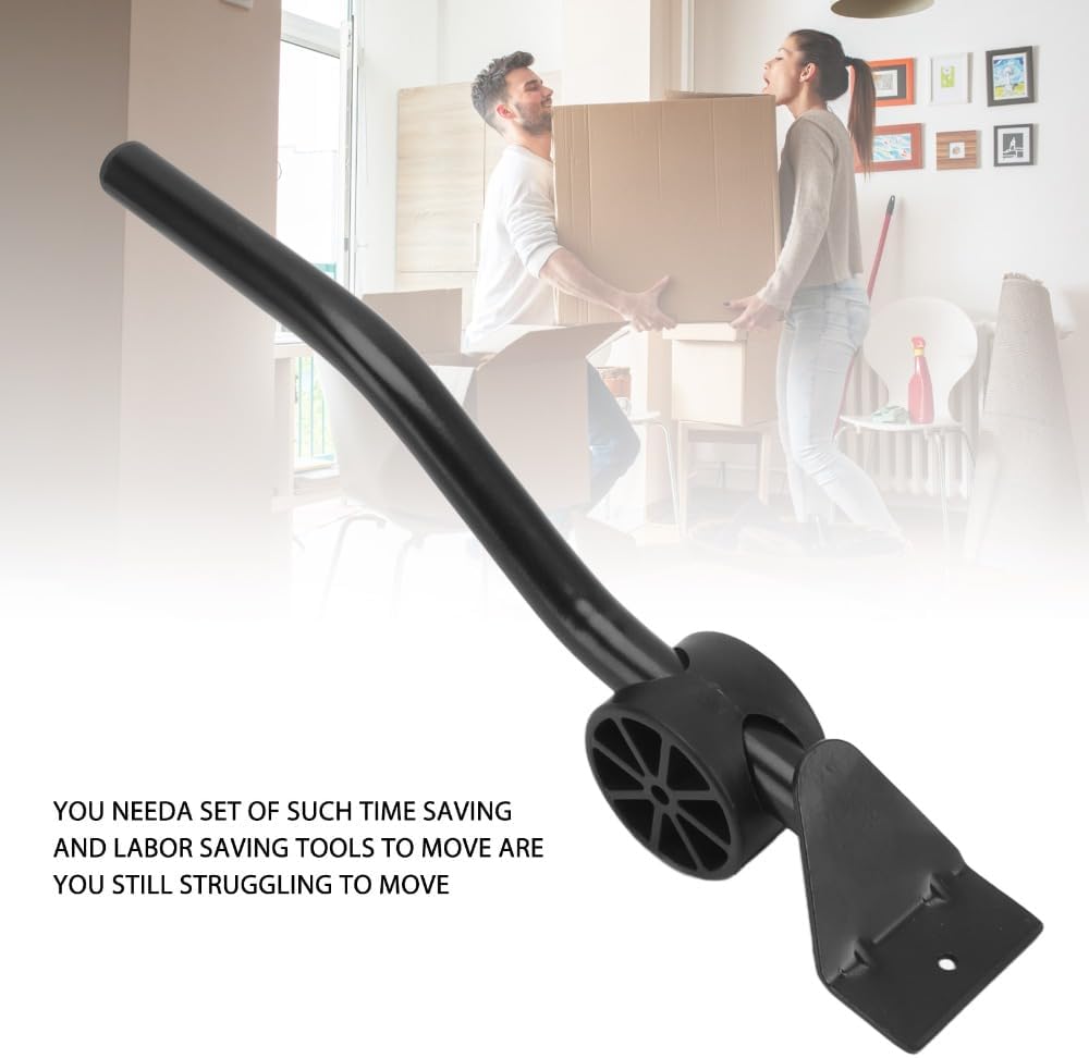Black Iron Furniture Lifter Portable Practical Durable Moving Helper Convenient Heavy Duty Transport Tool Household Use