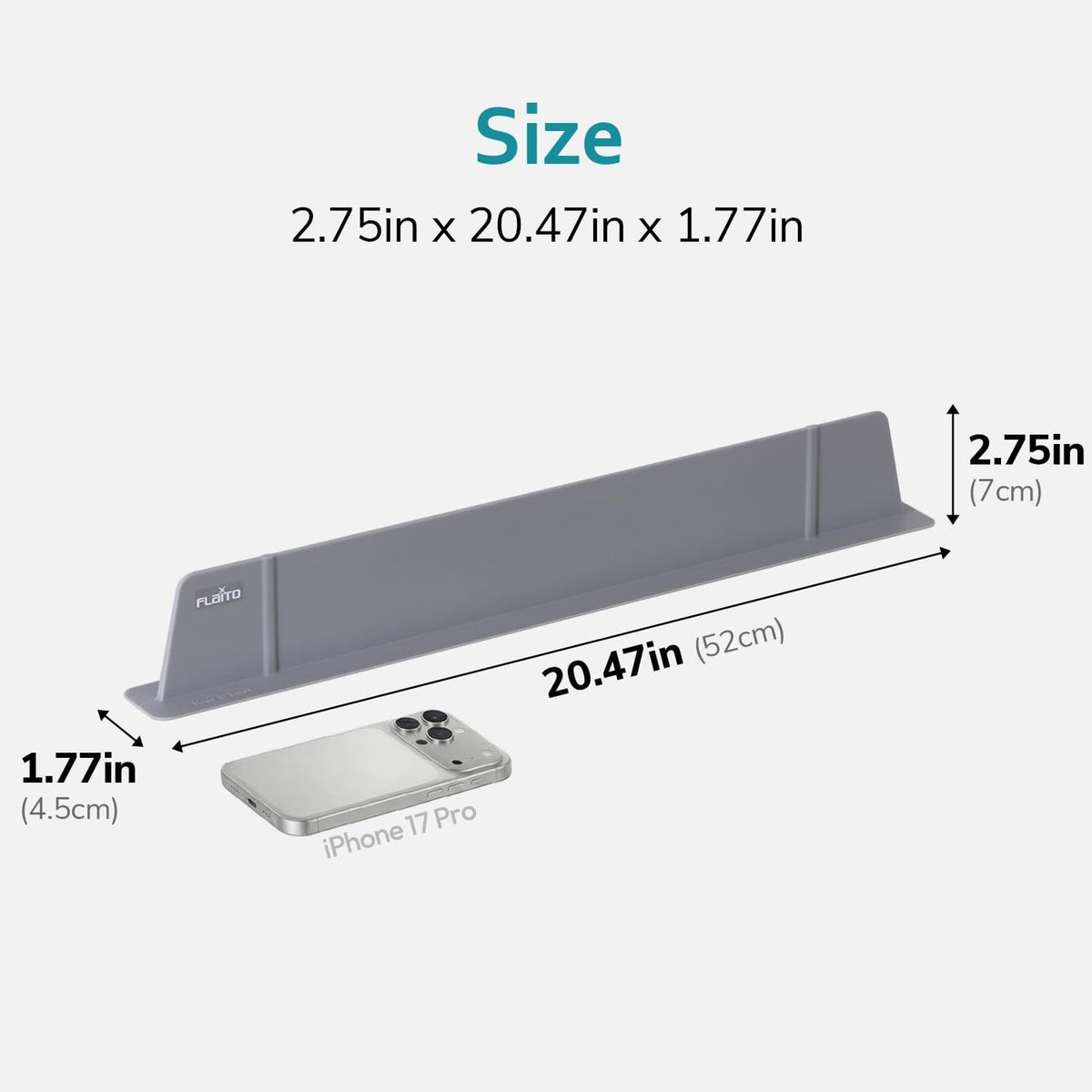 Carrotez 1 Pack Sink Splash Guard for Faucet, Kitchen Water Guard, Gray
