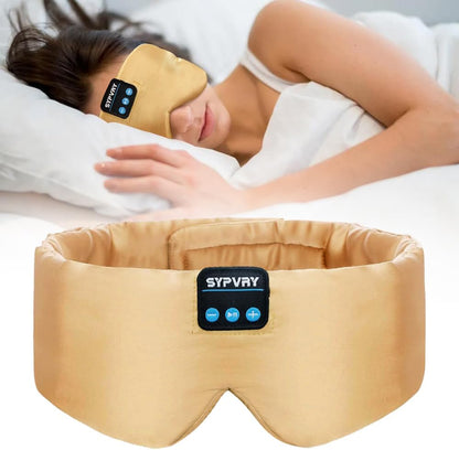 Sleep Mask Bluetooth 5.4 Headphones Soft Wireless Headband Eye Mask Blackout with Microphone (Emerald)