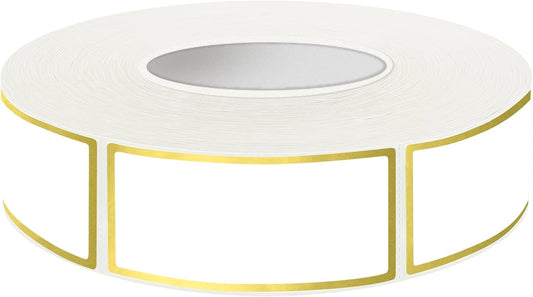 600 Blank Removable Freezer Labels Water Oil Resistant with Perforation Line for Food Containers Jars Pantry Organization (Ink Quick-Dry，1” x 2”)