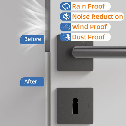 Kneelisa Wedge-Shape Window Weather Stripping Door Frame Seal 118” White | Upgrade Black Foam,Soundproofing,Draft Stopper,Winter Insulation,Noise Blocker, Gap Filler for Exterior Front Door Side