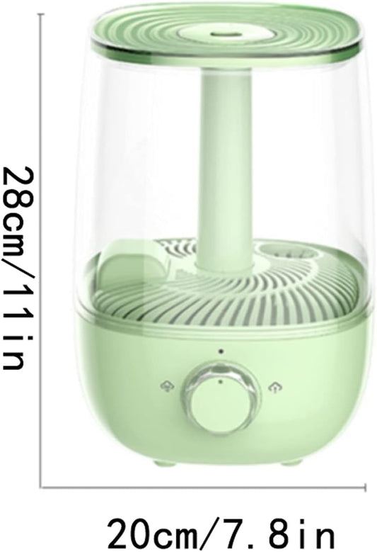 Humidifiers for Bedroom Humidifier, Fill Warm and Cool Mist Humidifiers for Bedroom, Auto & Sleep Mode, Auto Shut-Off Humidifier for Home