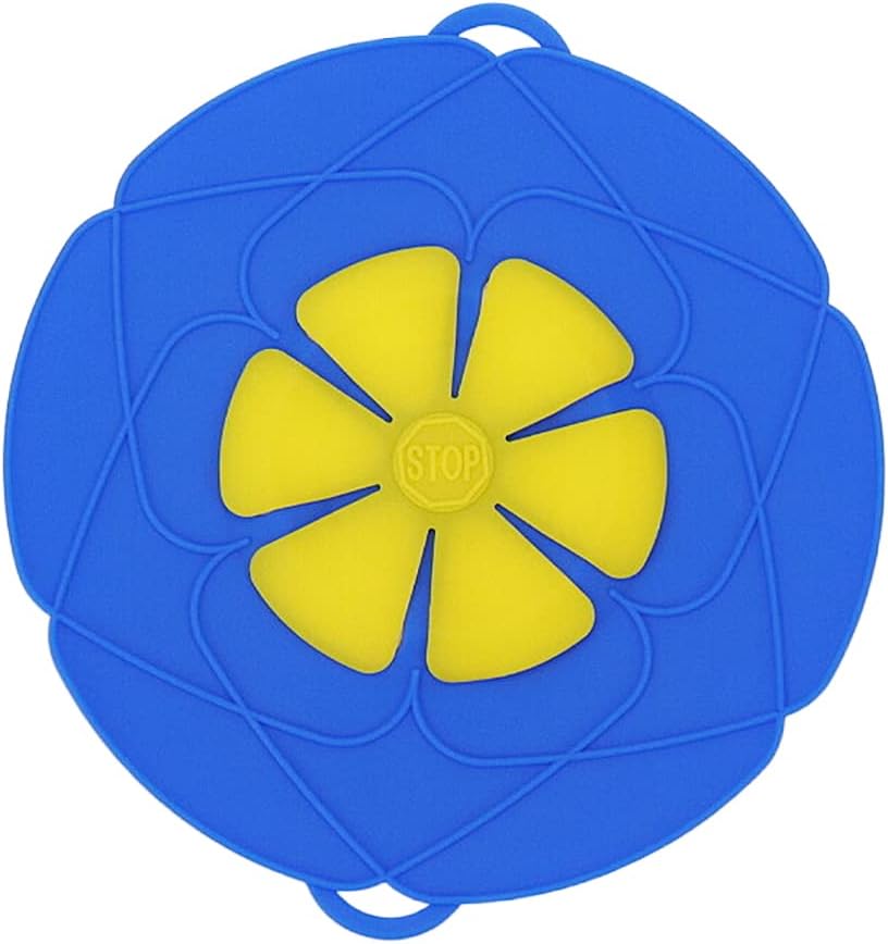 Sscon 1Pc Cover 10 inch Anti Spill Stopper Lid