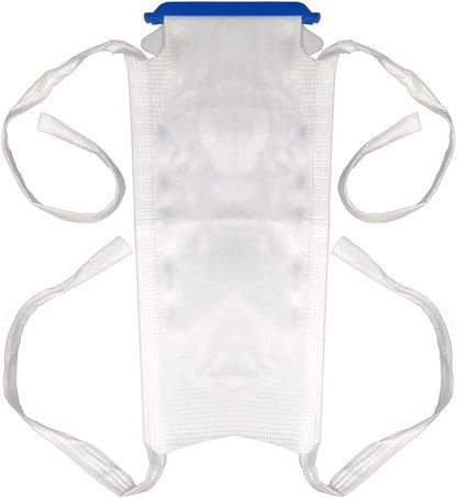Vakly Large Refillable Ice Bags 6.5 x 14 [Pack of 5] – Reusable Ice Pack with Clamp Closure, Soft Outer Covering & Leak-Resistant Inner Layer for Hospital, Home & Sports Use
