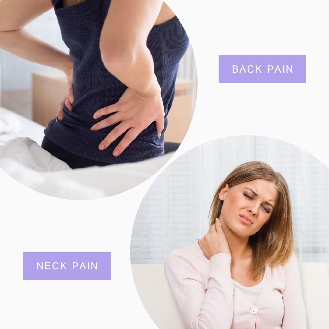Mumu Wraps Heating Pad Microwavable - Lavender Scented Microwave Heating Pad for Pain Relief, Cramps, Muscle Ache, Joints, Neck, Shoulder, Back Pain, Warm Compress Moist Heat Pack (Lavender)
