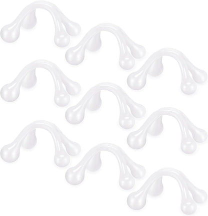 Liliful 9Pcs Palm Massage Tool Handheld 4 Point Deep Tissue Massager, Multi