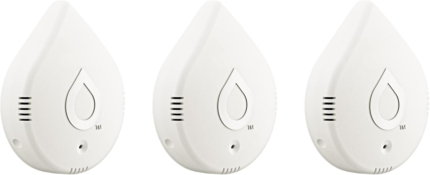 Moen 920-005 Flo Smart Water Leak Detector, White, 3-Pack
