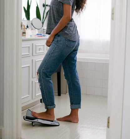 TARGET and AMPLIFY stretching of specific foot & leg muscles for Plantar Fasciitis, Achilles Tendonitis, Calf Tightness, Foot & Heel Pain, Foot & Ankle Mobility, and Toe Mobility.