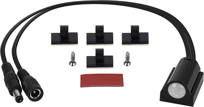 Motion Sensor Cabinet LED Lighting Kit. Plug in. Perfect to Work as Motion Activated Lighting for Under Cabinets Closets Wardrobe Hallway Stair Beds Garage Kitchen. 3-Light-Bar. Warm White 3000K