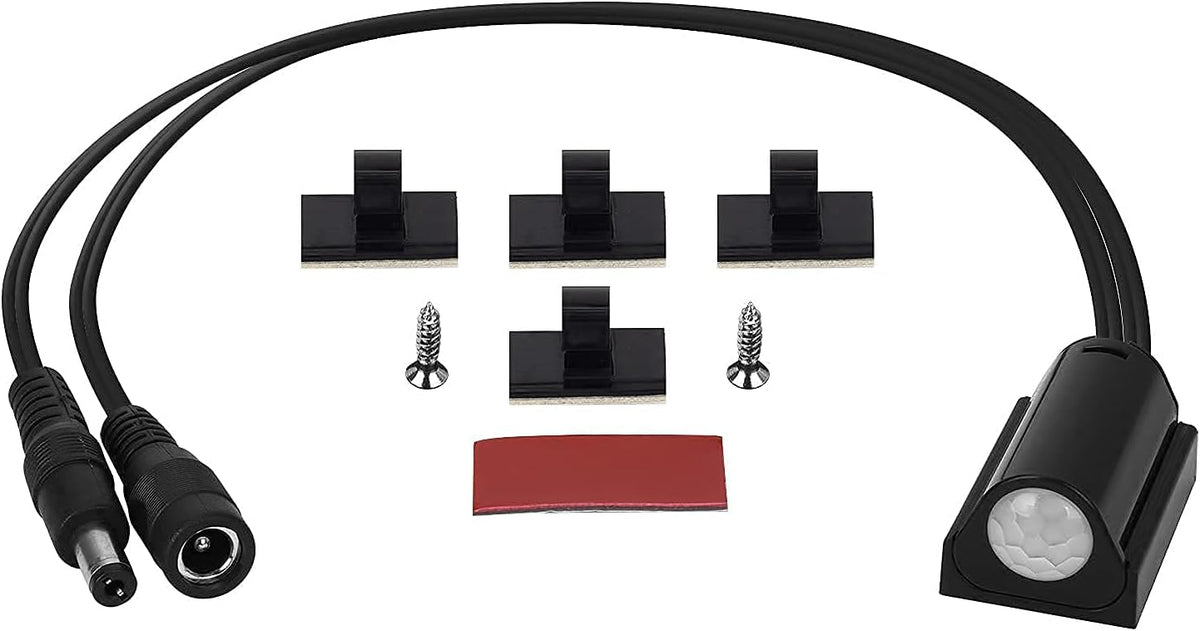 Motion Sensor Cabinet LED Lighting Kit. Plug in. Perfect to Work as Motion Activated Lighting for Under Cabinets Closets Wardrobe Hallway Stair Beds Garage Kitchen. 3-Light-Bar. Warm White 3000K