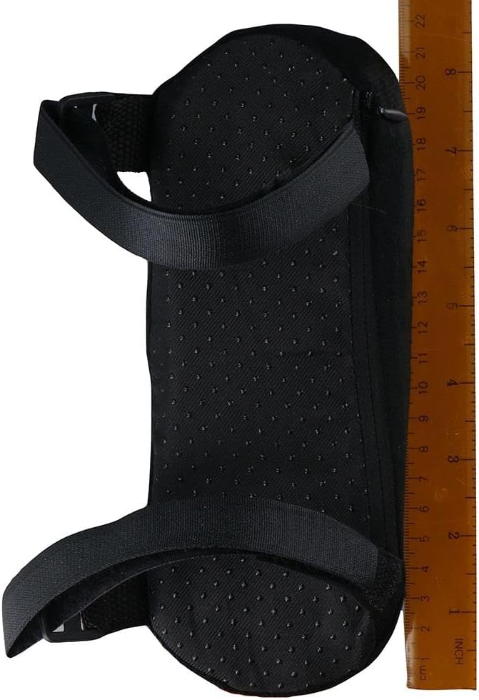 Black Single Office Chair Parts Arm Pad Memory Foam Armrest Cover Cushion Pad for Home Office Chair Comfortable Elbow Pillow