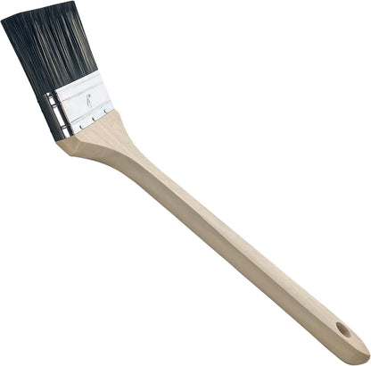 Great Andrew Radiator Paint Brush 4" with Long Handle | Bent Radiator Brush for Celling, Wall Treatment, Edging, Hard-to-Reach Painting &Cleaning