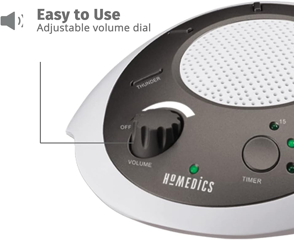 Homedics SoundSleep White Noise Sound Machine, Blue
